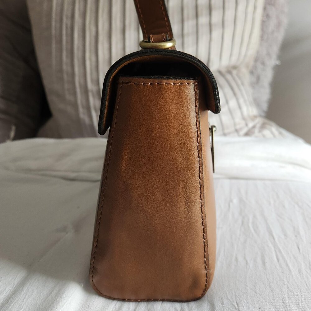 Patricia Nash Brown Signature Map Carisbrooke Riot Rust Satchel Set 4pc Set - Picture 6 of 17